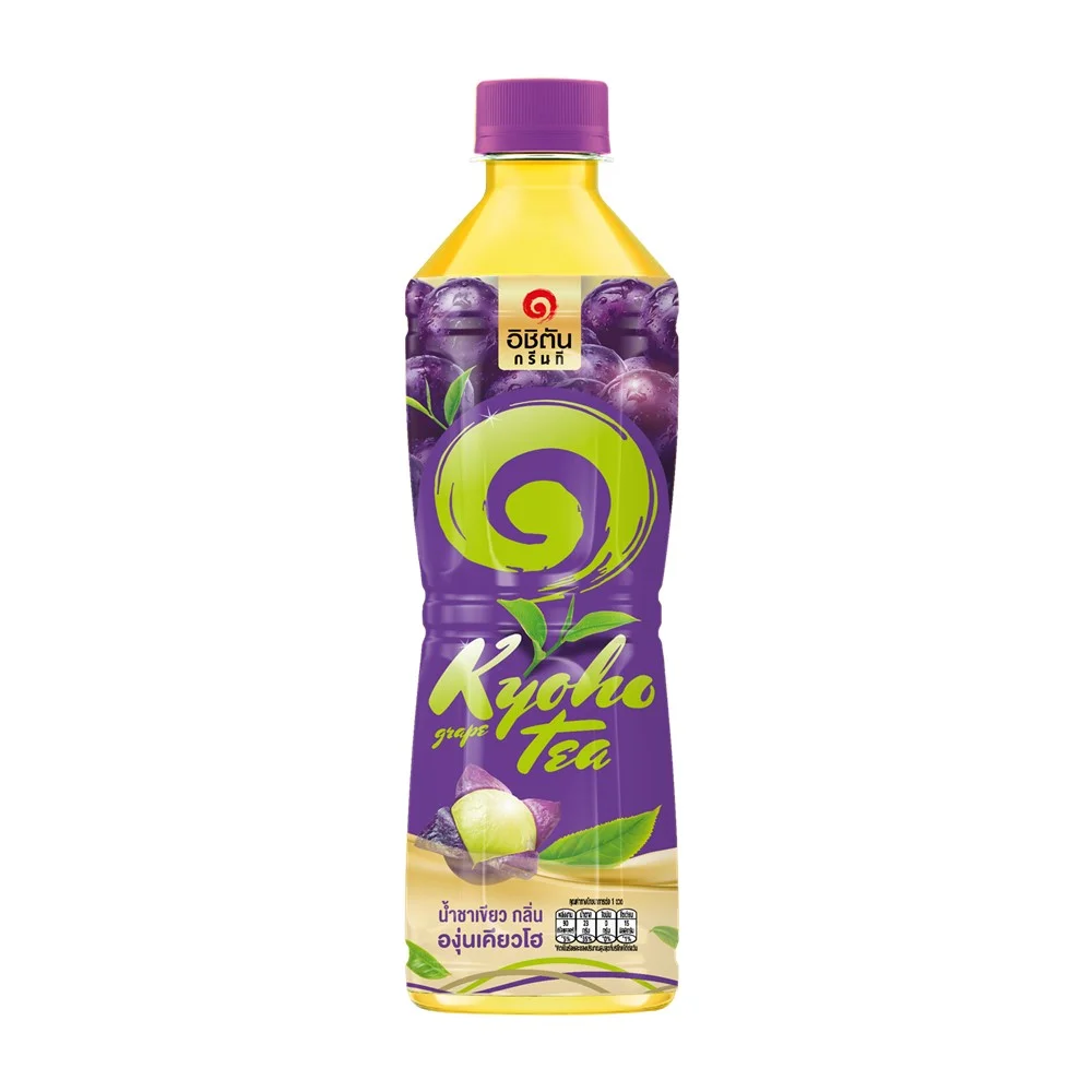 อิชิตัน น้ำชาเขียว กลิ่นองุ่นเคียวโฮ 410 มล.