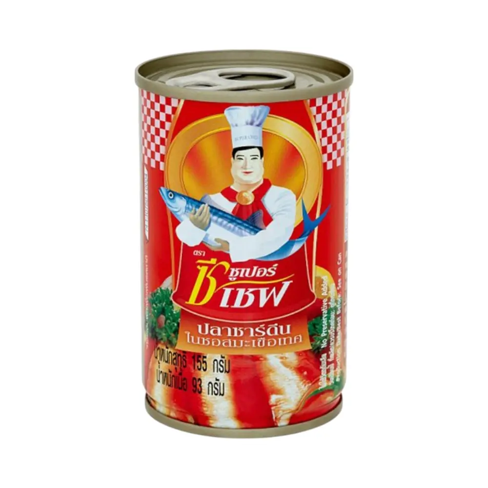 ซูเปอร์ซีเชฟซาร์ดีนในซอสมะเขือเทศ155ก