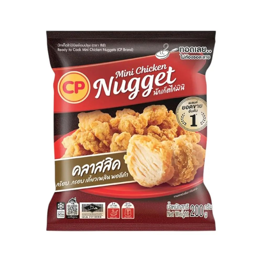 ซีพี นักเก็ตไก่มินิแช่แข็ง 200ก