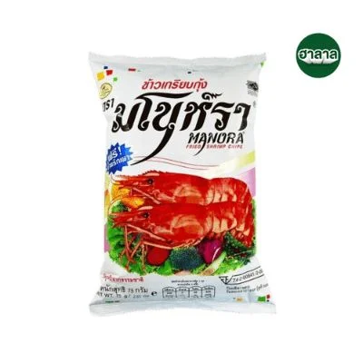 มโนห์ราข้าวเกรียบกุ้งน้ำพริกเผา 75 ก.