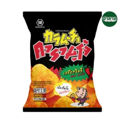 คารามูโจ้แผ่นเรียบรสฮ๊อตชิลลี่40ก.