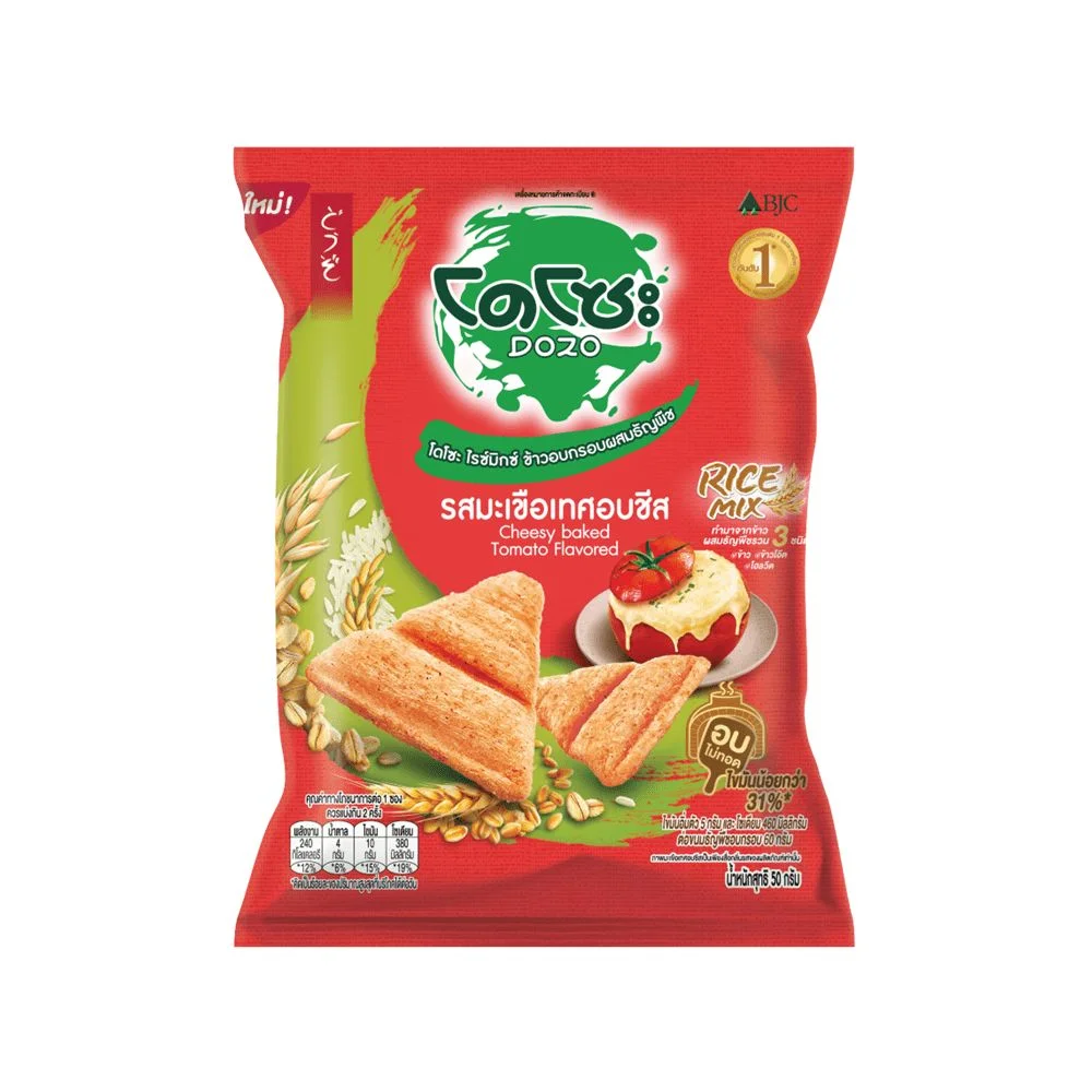 โดโซะไรซ์มิกซ์ข้าวอบกรอบรสมะเขือเทศอบชีส50ก.