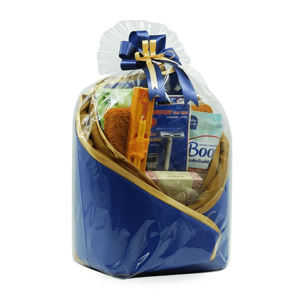 บุญรักษา สังฆทานชุดเพิ่มพูนบารมี สีน้ำเงิน