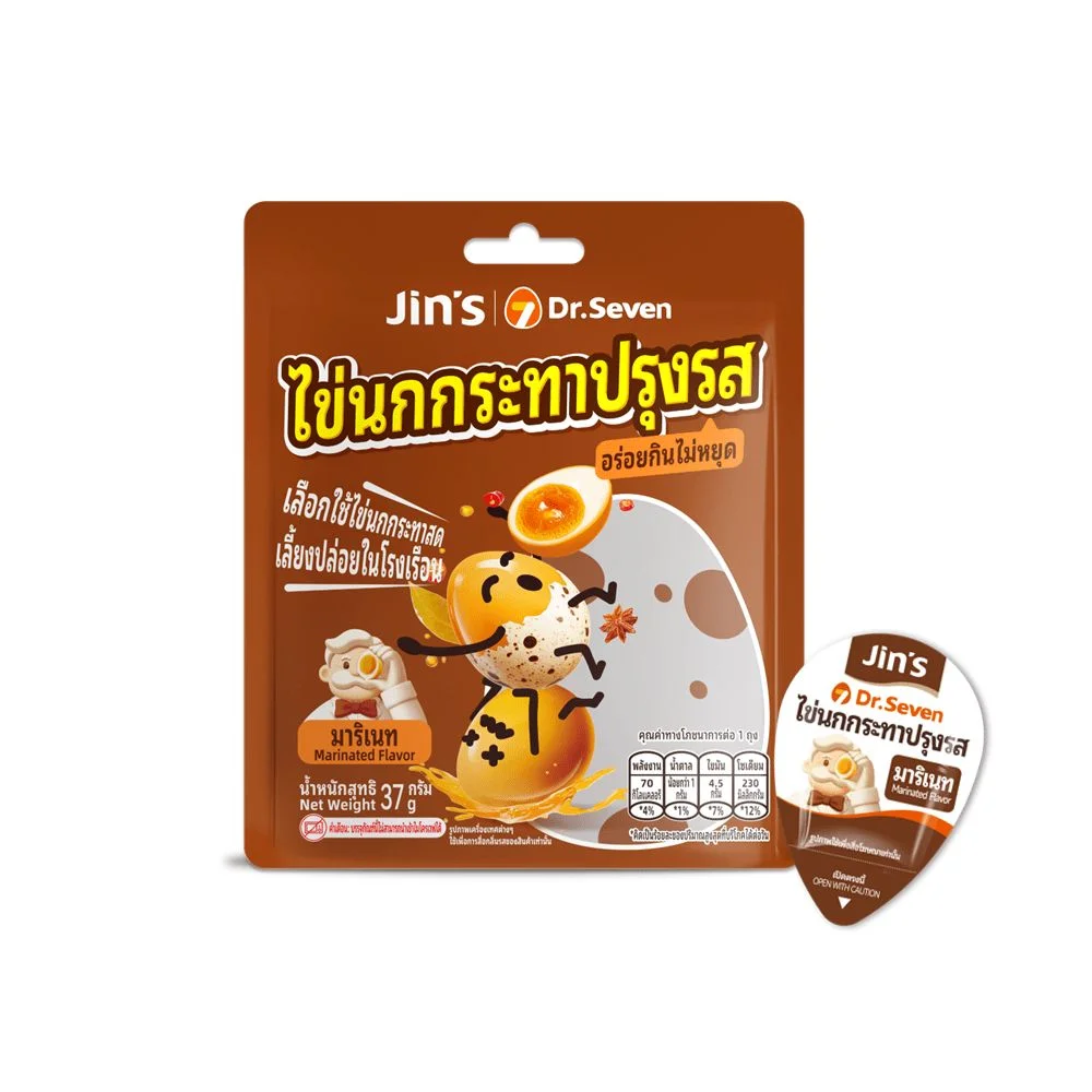 จิ้นส์ไข่นกกระทาปรุงรสมาริเนท37ก.