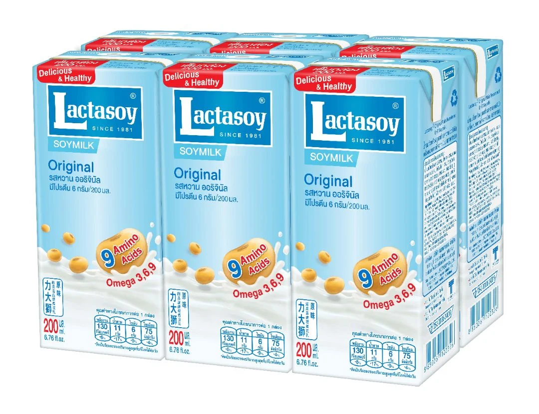 ถั่วเหลือง UHT แลคตาซอย (พ6) 200