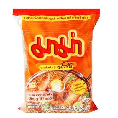 มาม่าต้มยำกุ้งน้ำข้น55ก. แพ็ค10ซอง