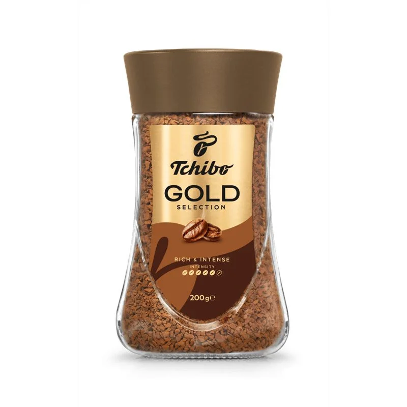 กาแฟทชิโบโกลด์ 200 กรัม ขวดแก้ว