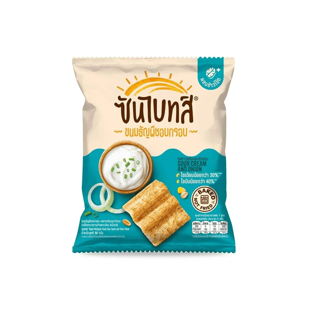 ซันไบทส์รสซาวครีมและหัวหอม50ก