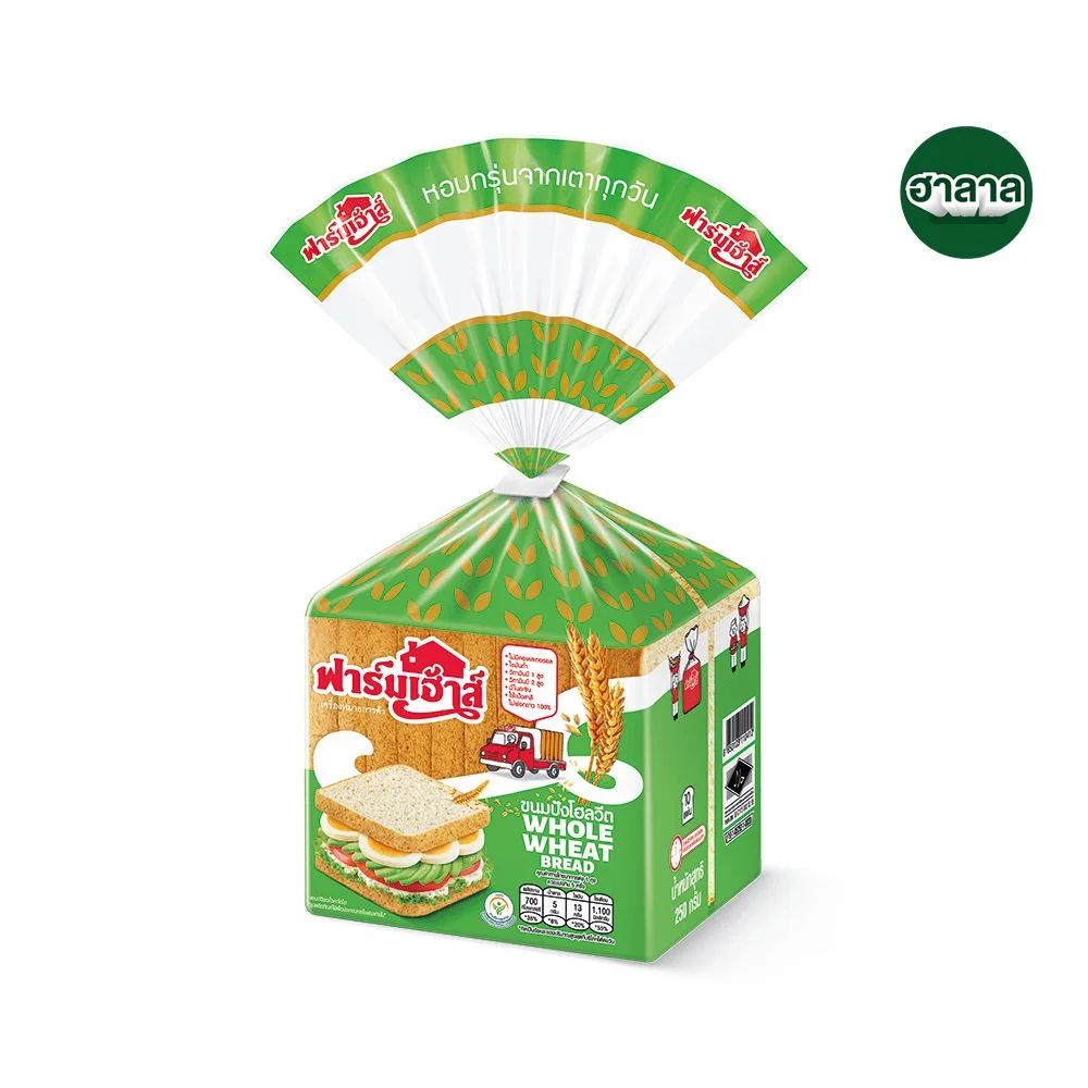 H FHขนมปังโฮลวีต250g.