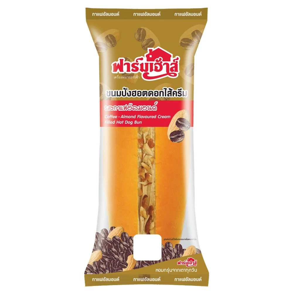 FHขนมปังฮอตดอกไส้ครีมรสกาแฟอัลมอนด์