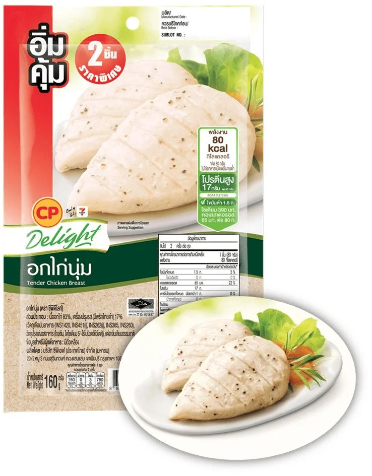 Hอกไก่นุ่ม แพ็ก 2 ชิ้น (อิ่มคุ้ม)