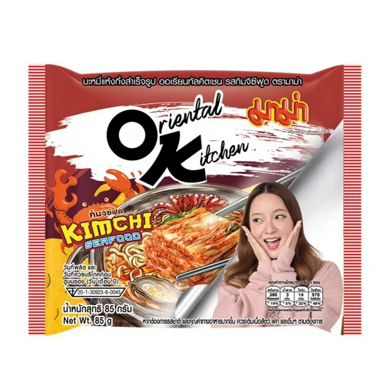 มาม่าออเรียนทัลคิตเชนซอง รสกิมจิซีฟูด 85 กรัม