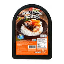 ข้าวปลาซาบะย่างซีอิ๊ว