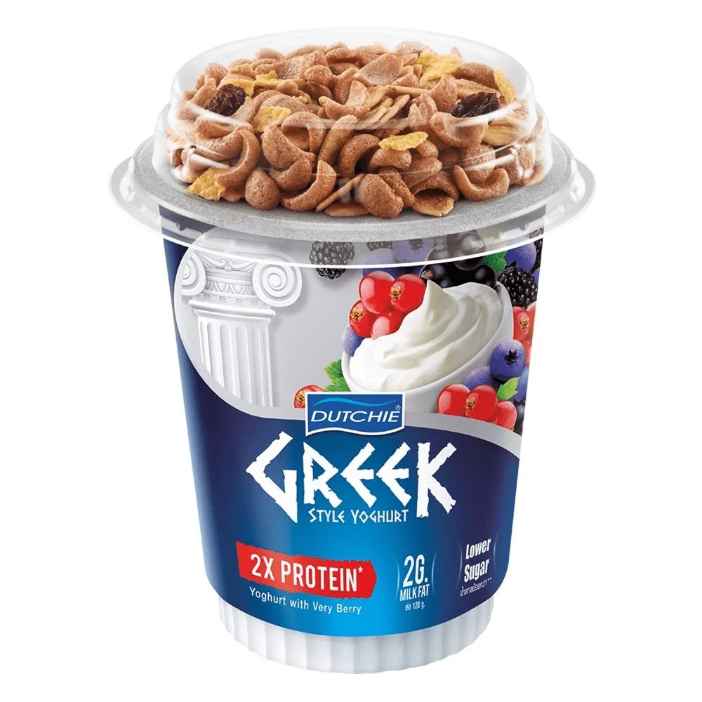 Hดัชชี่กรีกสไตล์โยเกิร์ต ผสมเวรี่เบอร์รี่ 120 กรัม