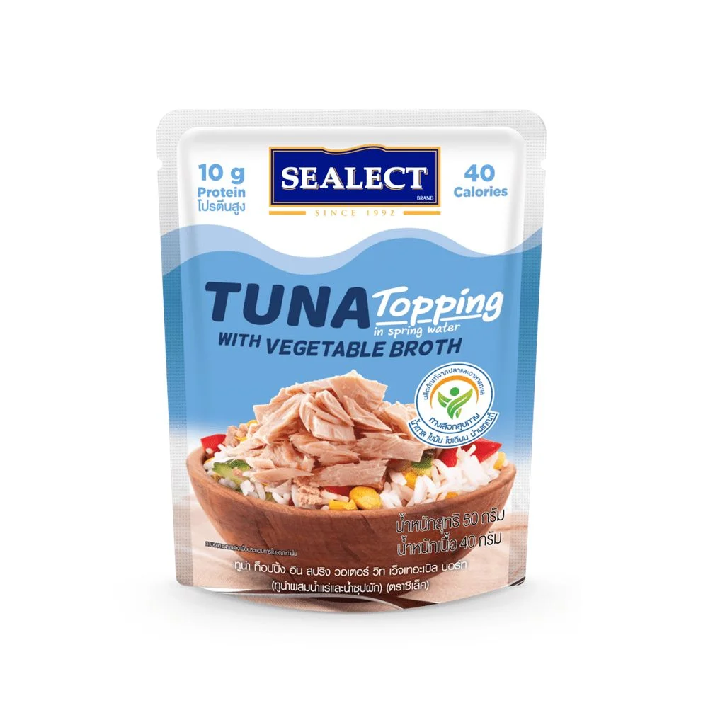 ทูน่าท็อปปิ้งในน้ำแร่
