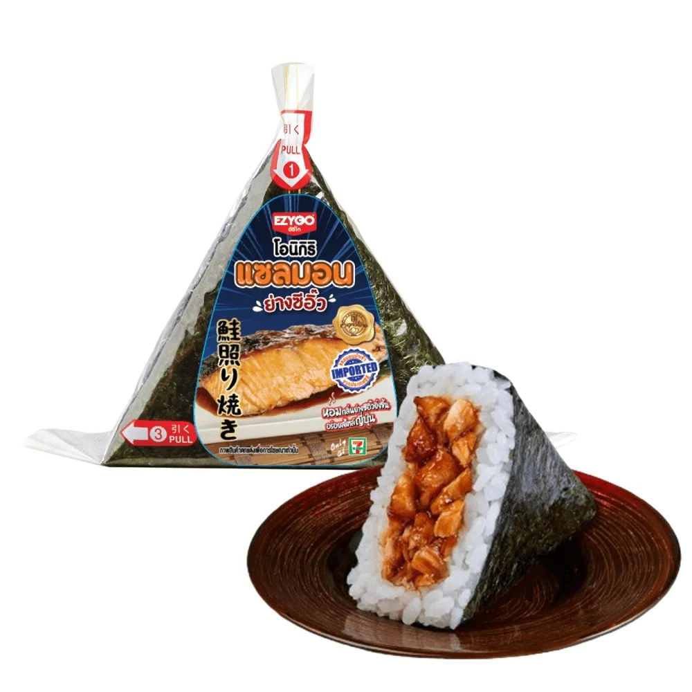 โอนิกิริแซลมอนย่างซีอิ๊ว