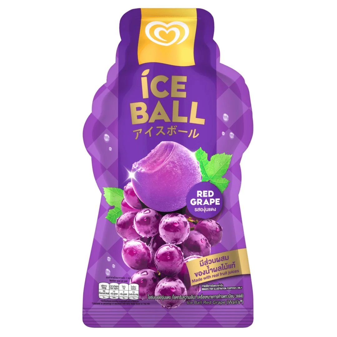 Hวอลล์ ไอซ์บอล องุ่นแดง