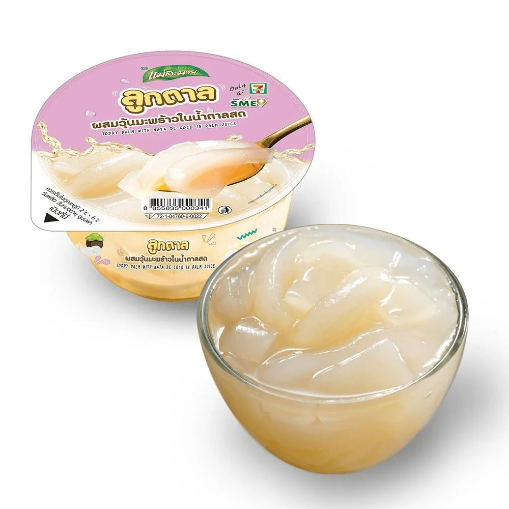 Hลูกตาลผสมวุ้นมะพร้าวในน้ำตาลสด แม่ละมาย