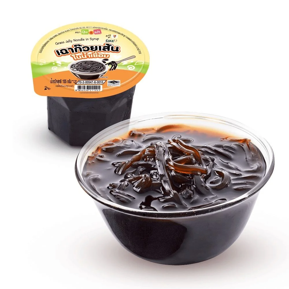 Hเฉาก๊วยเส้นในน้ำเชื่อม ปุ้นแอนด์เปา