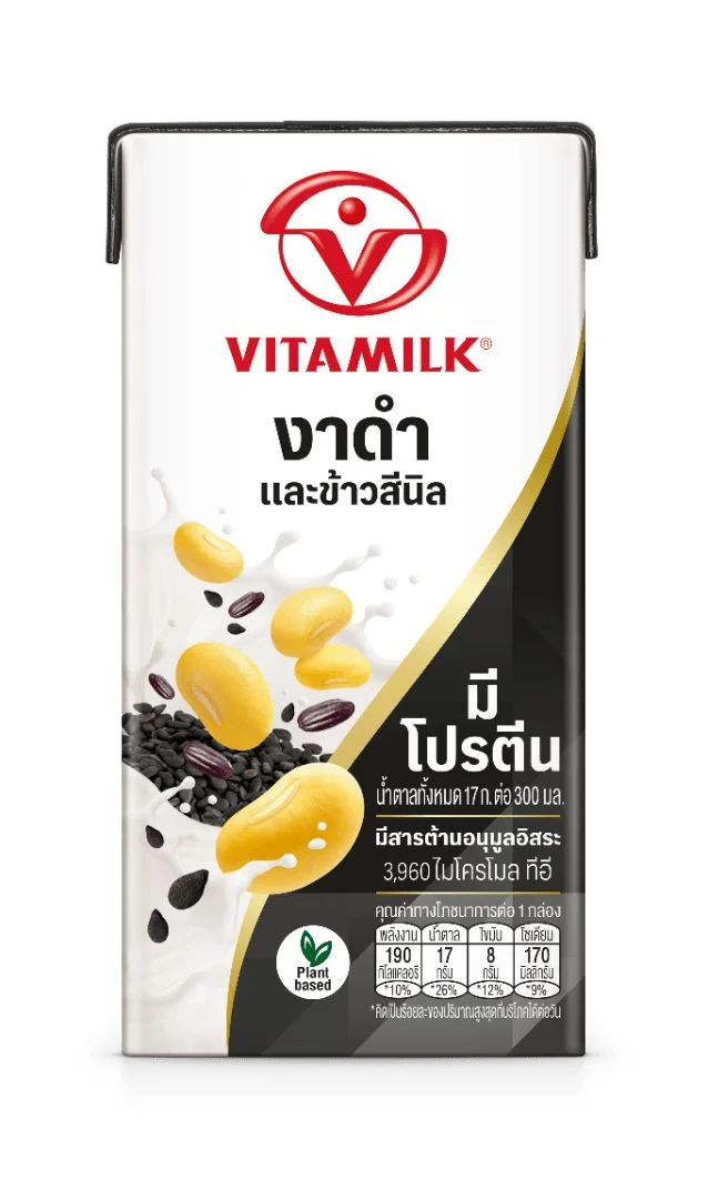 ถั่วเหลืองUHTไวตามิลค์ดับเบิ้ลแบล็คก.ด.300