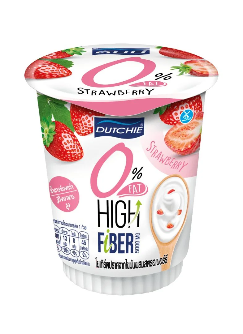 Hโยเกิร์ตดัชชี่ไขมัน0% 125 กรัม ผสมสตรอฯ