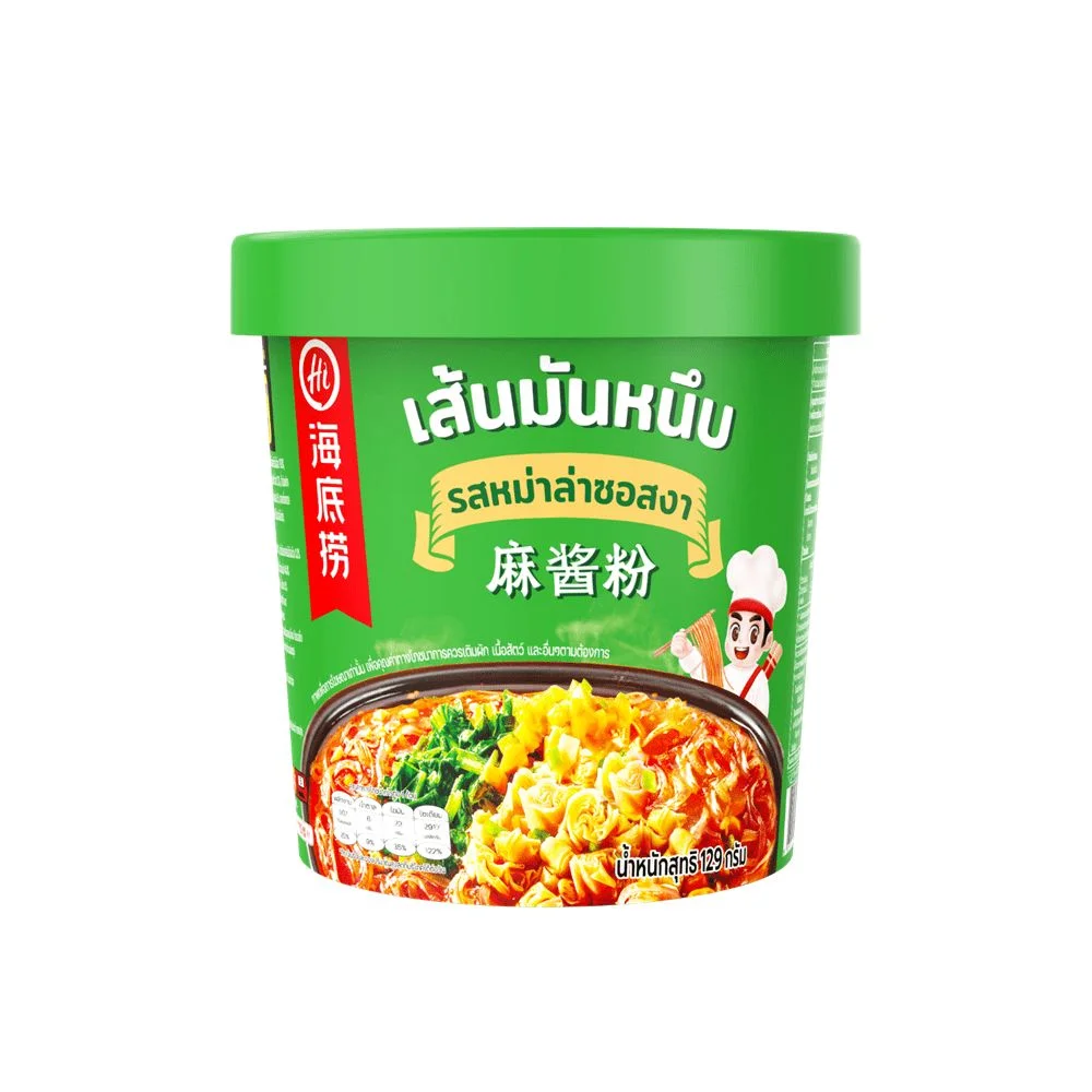 Mไห่ตี้เหลาเส้นมันเทศ รสหม่าล่าและซอสงา 129 กรัม