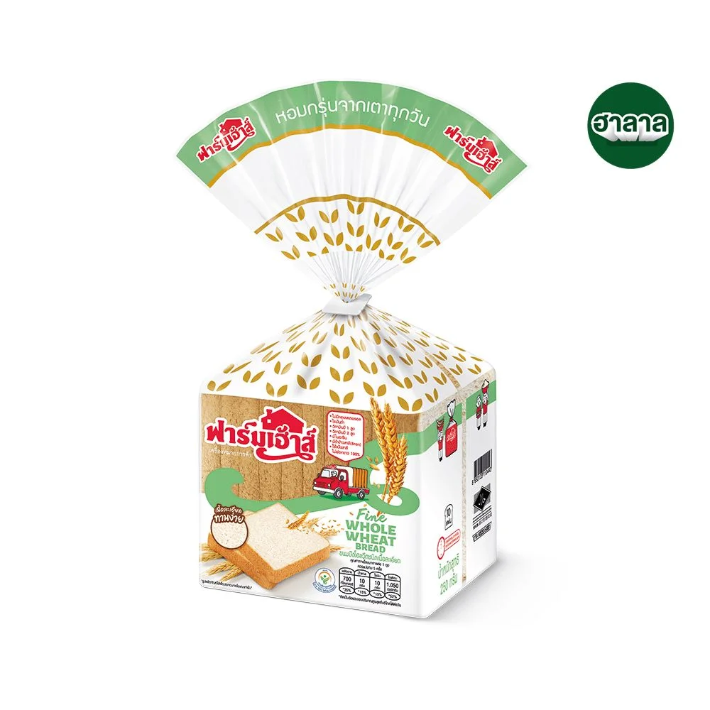 H FHขนมปังโฮลวีตชนิดเนื้อละเอียด