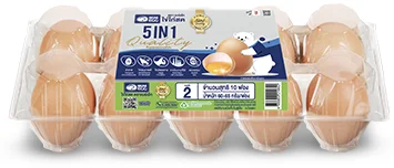 ไข่ไก่สดตราแบร์เอ้ก เบอร์ 2 แพ็ก 10 ฟอง