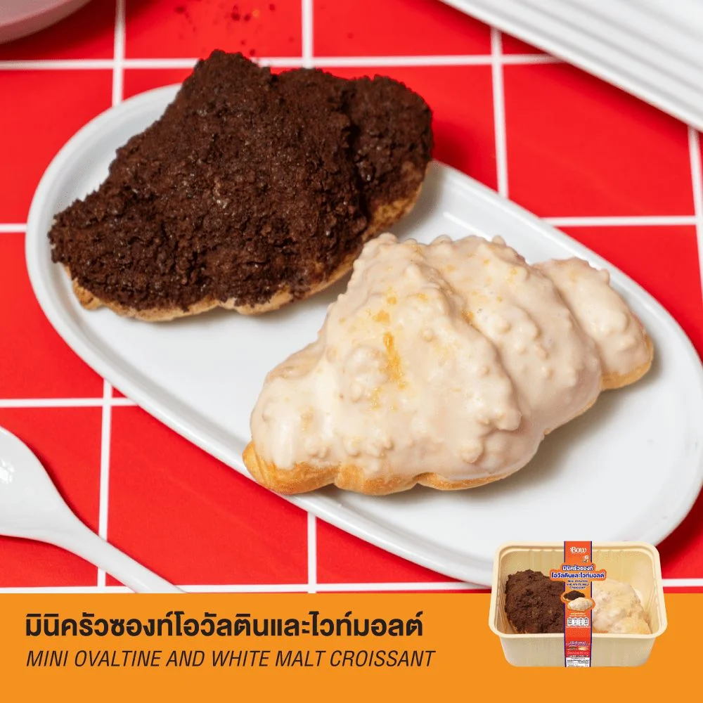 มินิครัวซองท์โอวัลตินไวท์มอลต์ Bow Bakery