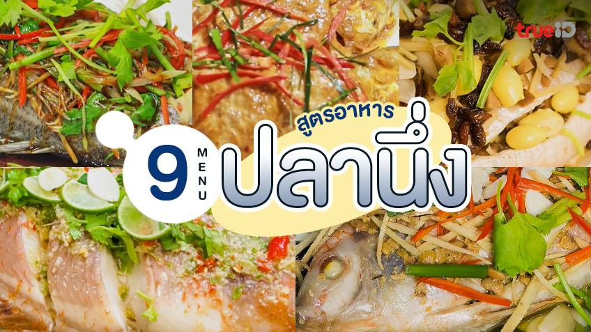 9 สูตรปลานึ่ง หลากหลายรสชาติ อร่อยดีต่อใจ ไม่มีกลิ่นคาว