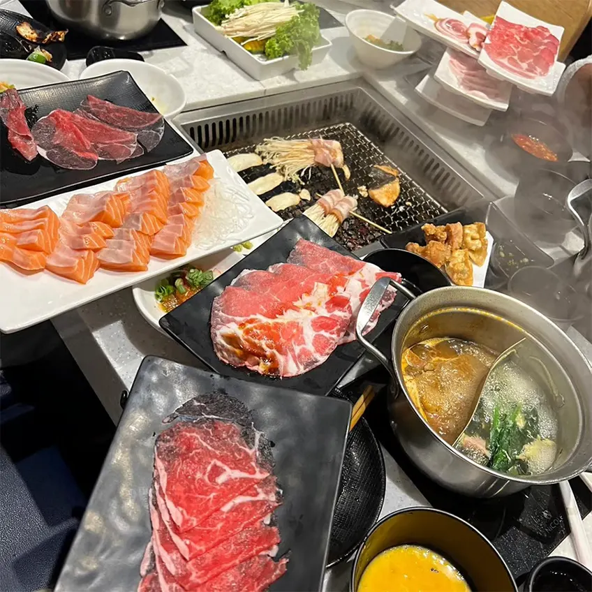 บุฟเฟ่ต์ เซ็นทรัลลาดพร้าว Sakura Yakiniku Shabu & Sushi 