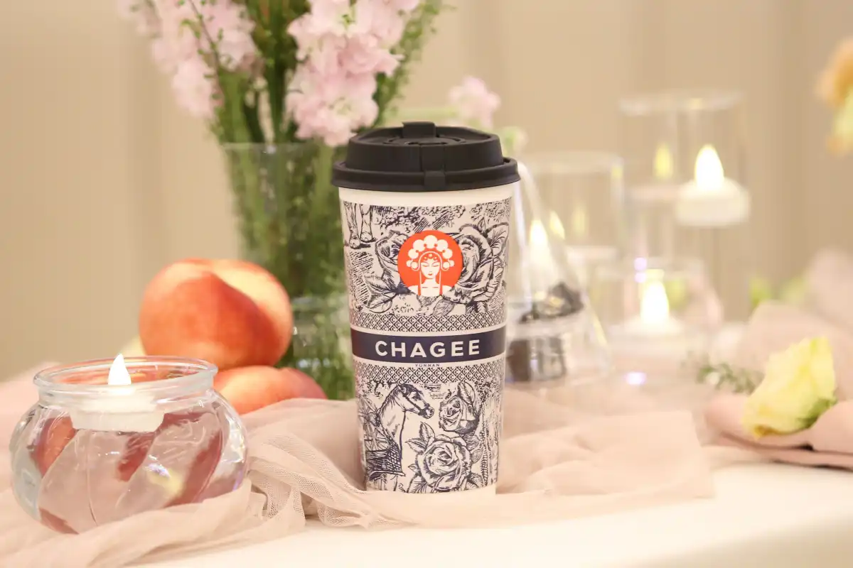 CHAGEE เมนูใหม่ล่าสุด Peach Oolong Milk Tea