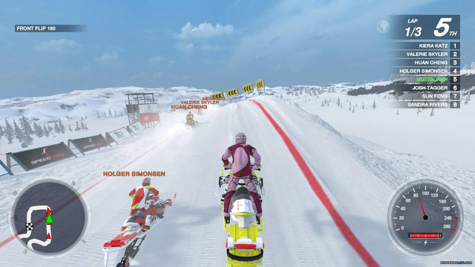 Snow Moto Racing Freedom screenshot 2