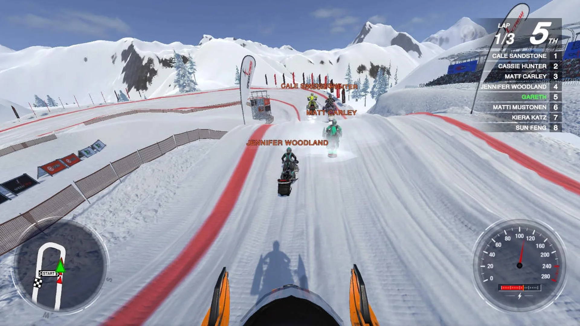 Snow Moto Racing Freedom screenshot 3