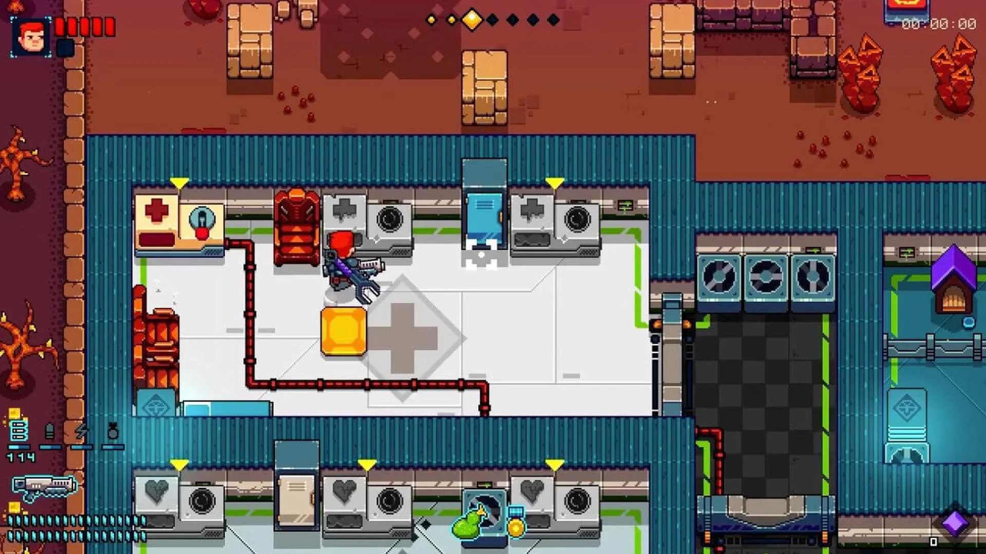 Space Robinson: Hardcore Roguelike Action screenshot 4