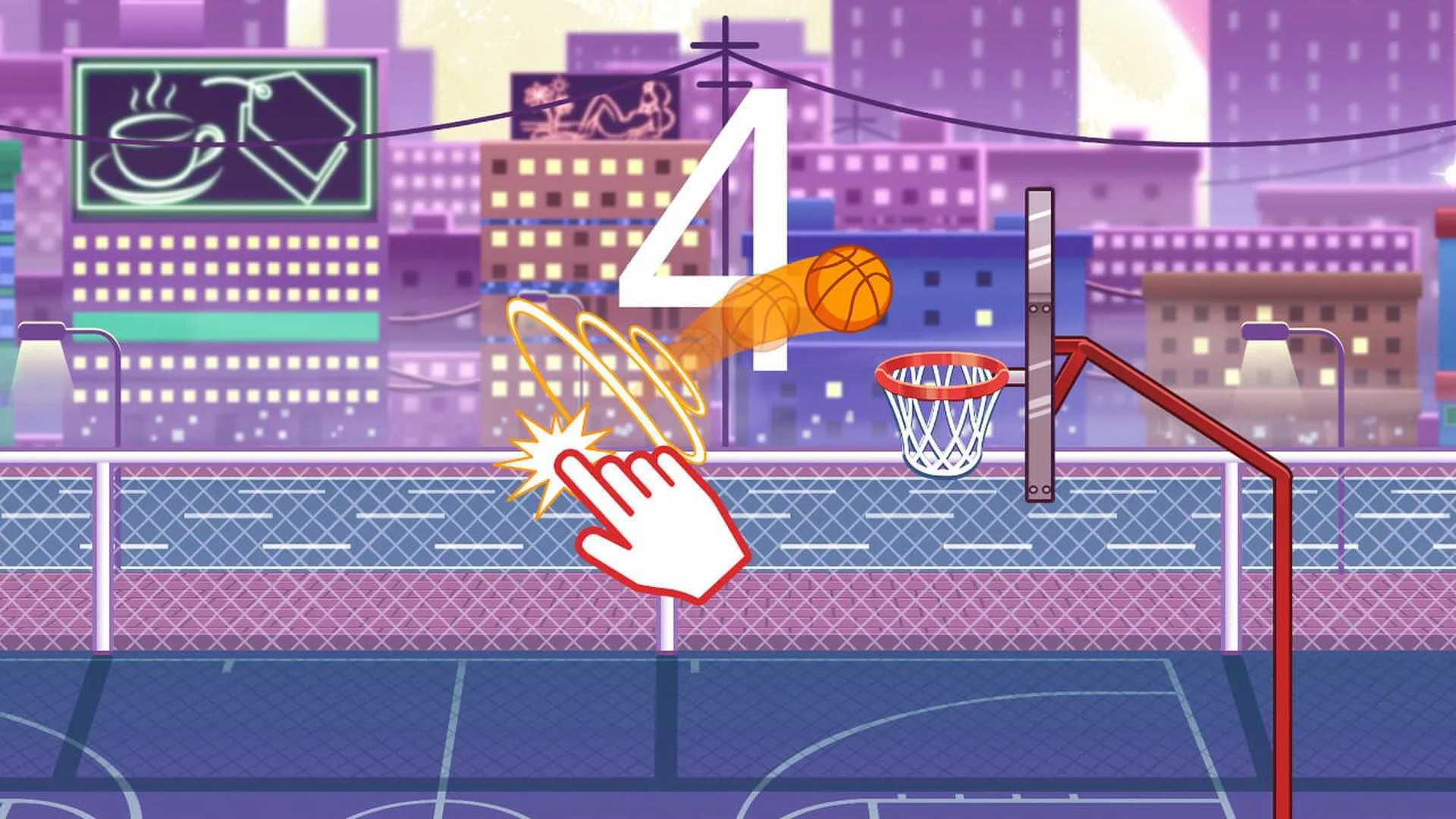 Basketball Serial Shooter screenshot 2
