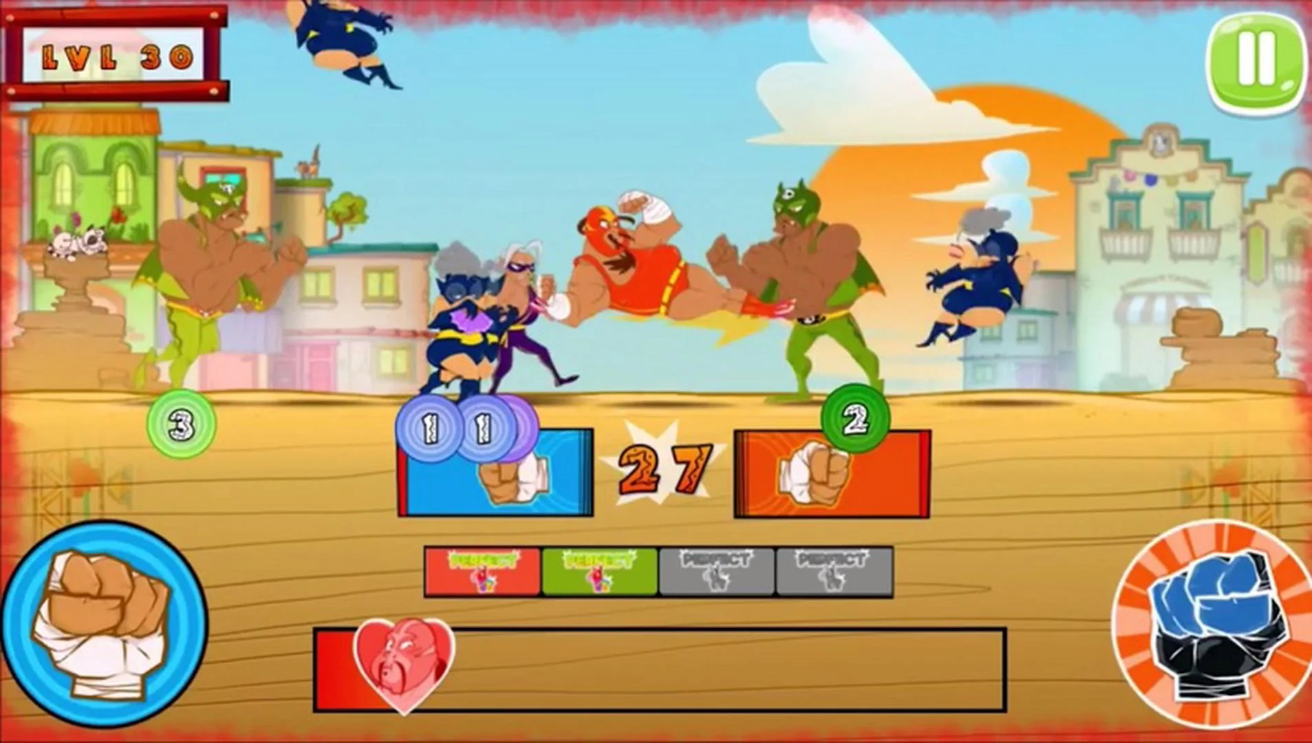 Super Wrestlers: Slaps' Fury screenshot 4