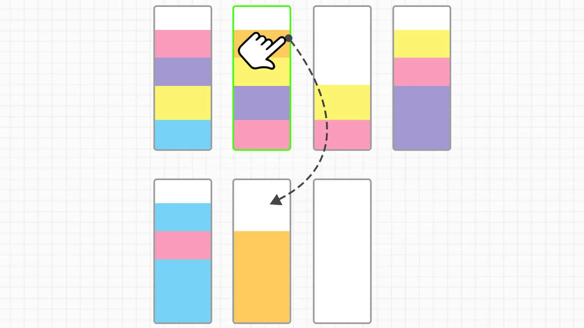 Liquid Puzzle: sort the color screenshot 2