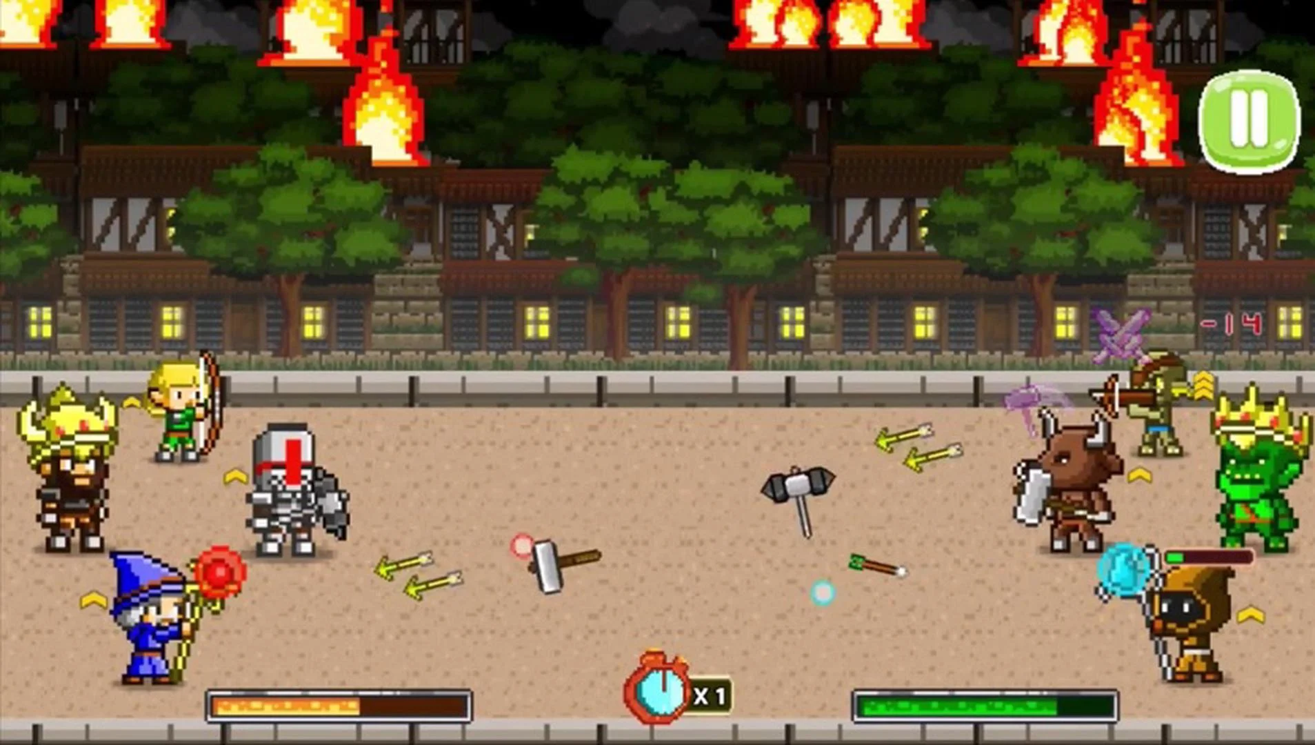 Mini Fighters: Quest & battle screenshot 2