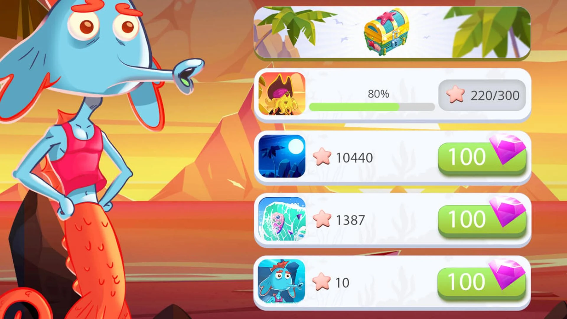 Fantasy Fish World Mahjong screenshot 4