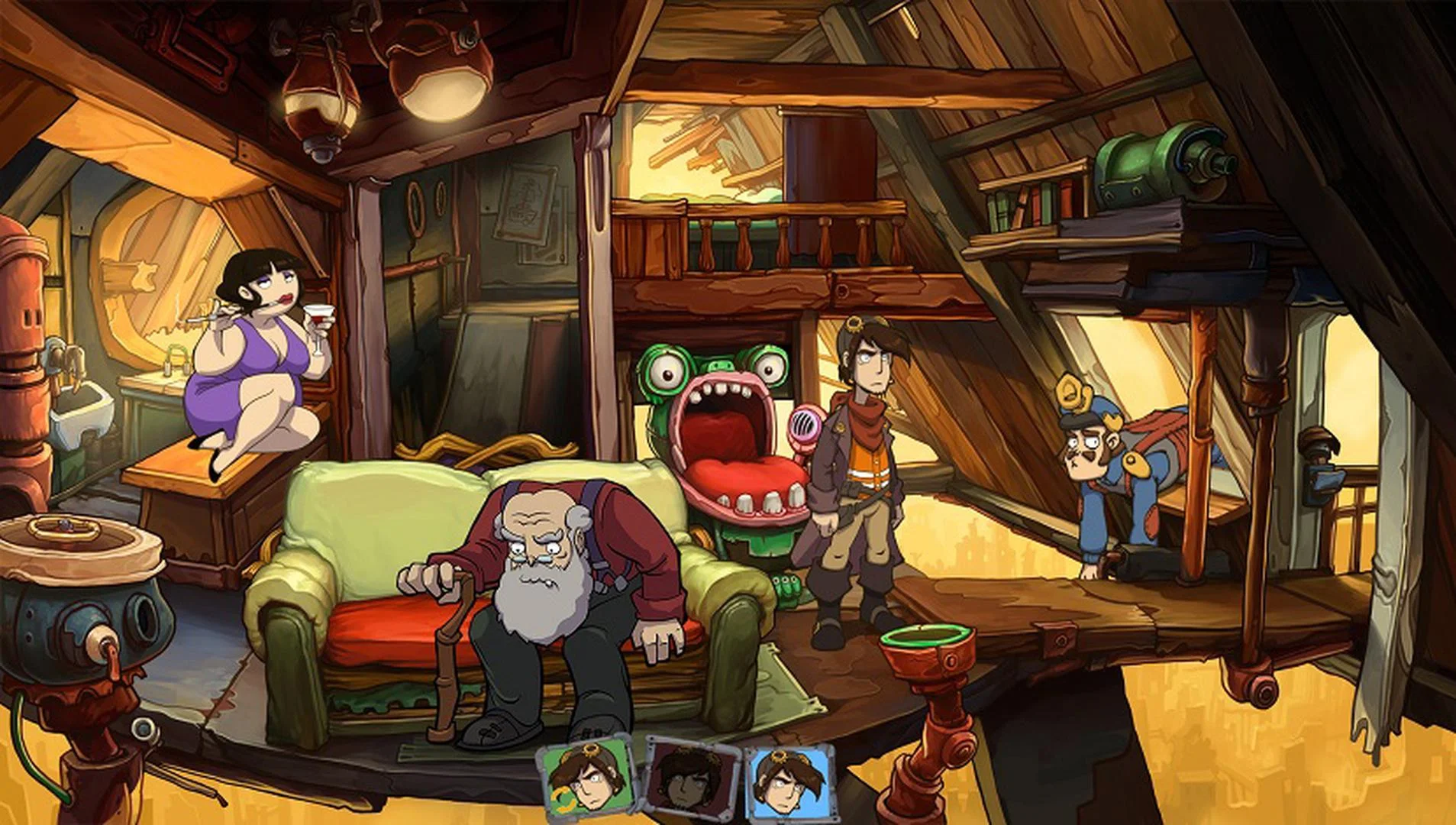 Goodbye Deponia screenshot 1