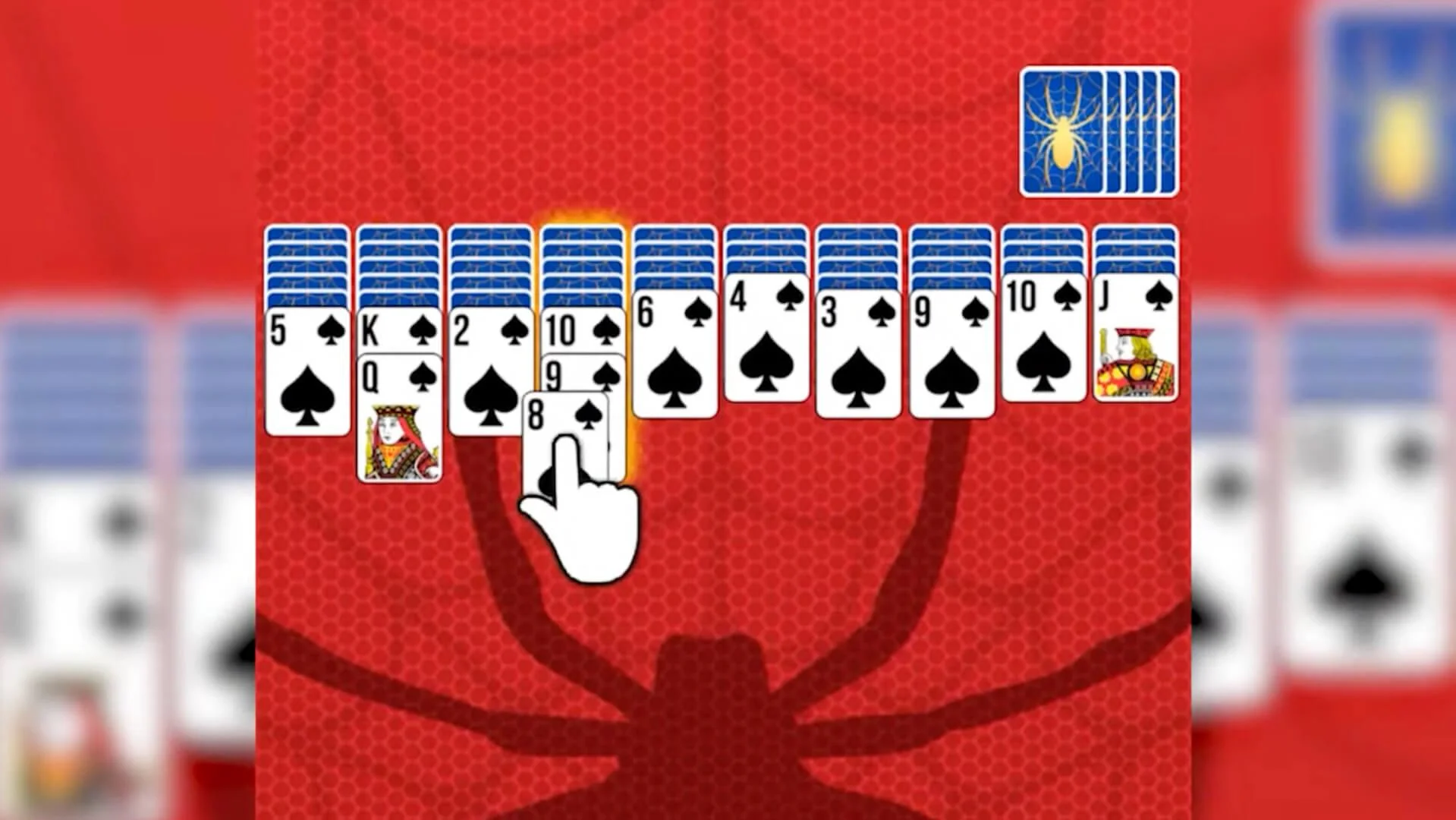 Spider Solitaire screenshot 1
