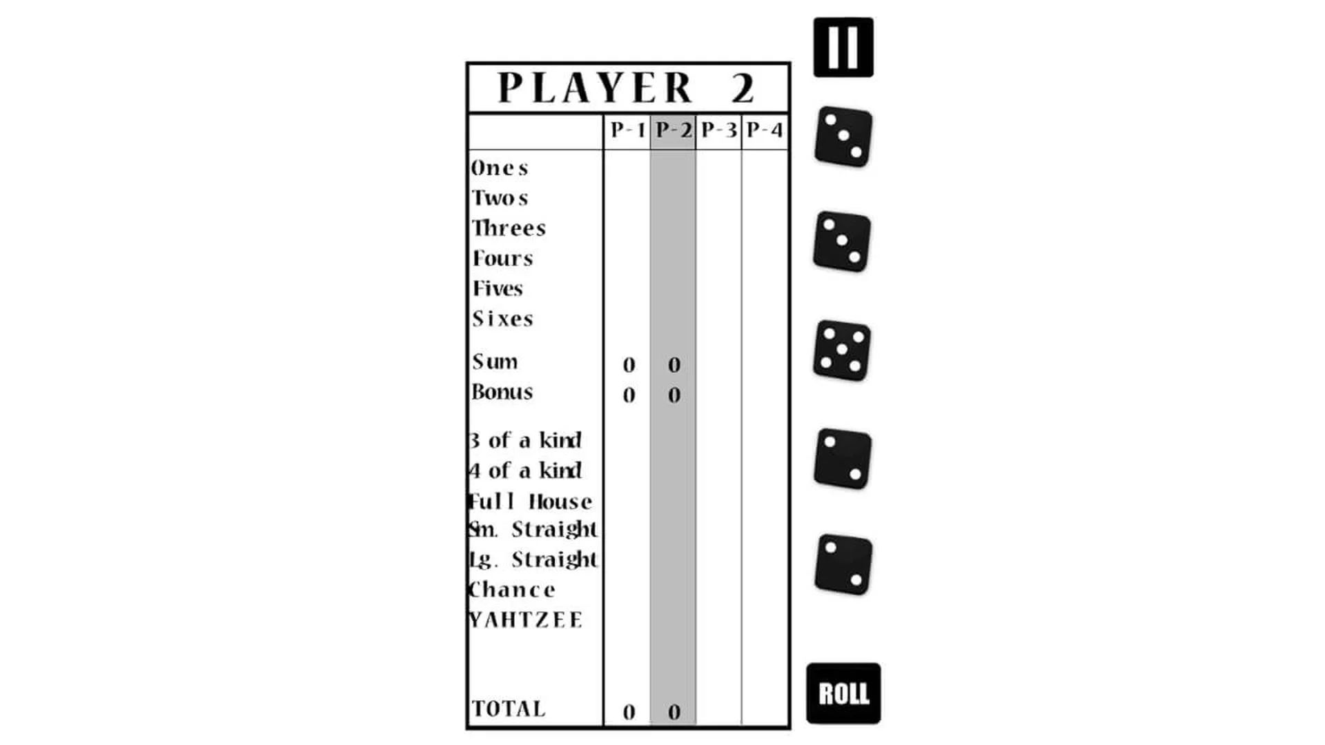 Yatzy Yahtzee Yams Classic Edition screenshot 2