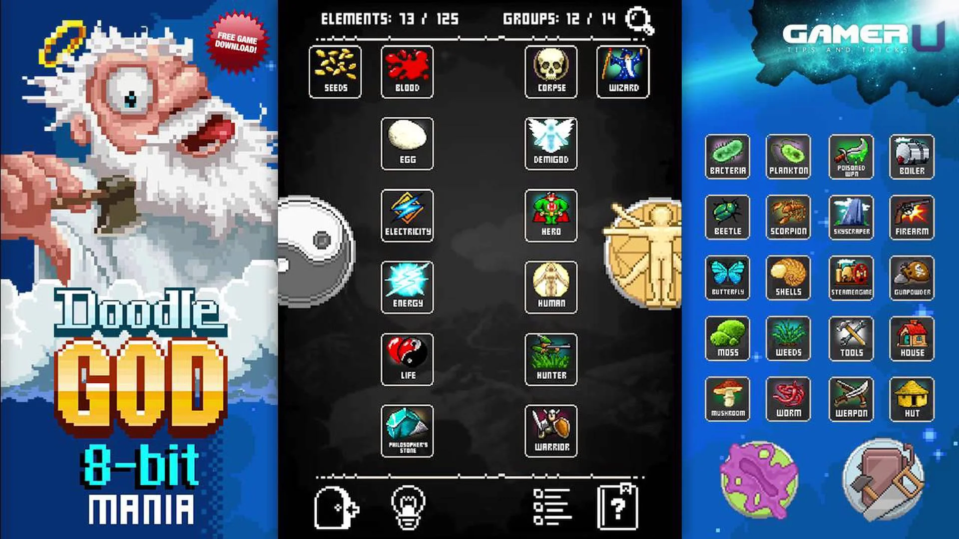 Doodle God 8-bit Mania screenshot 1