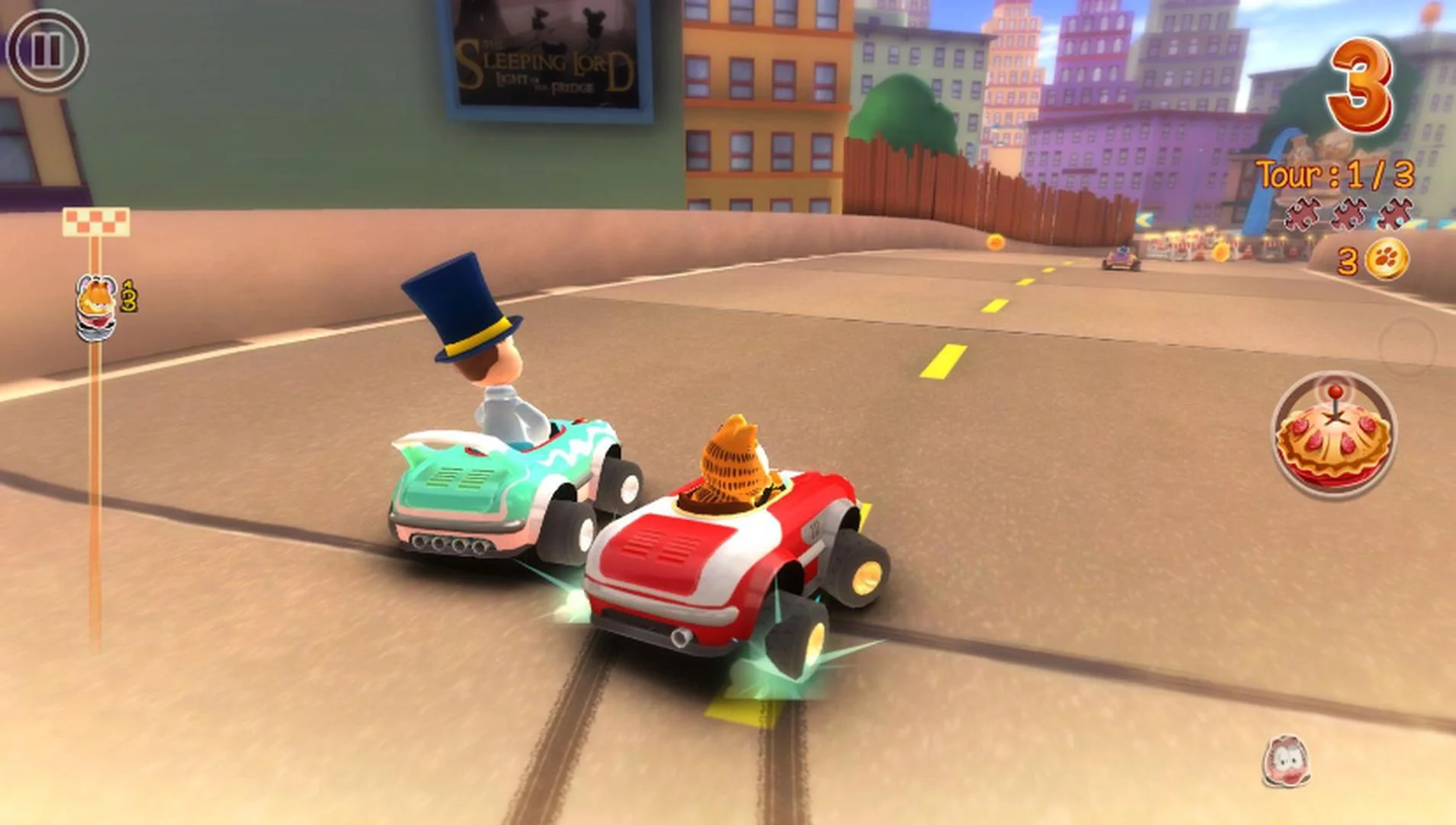 Garfield Kart screenshot 1