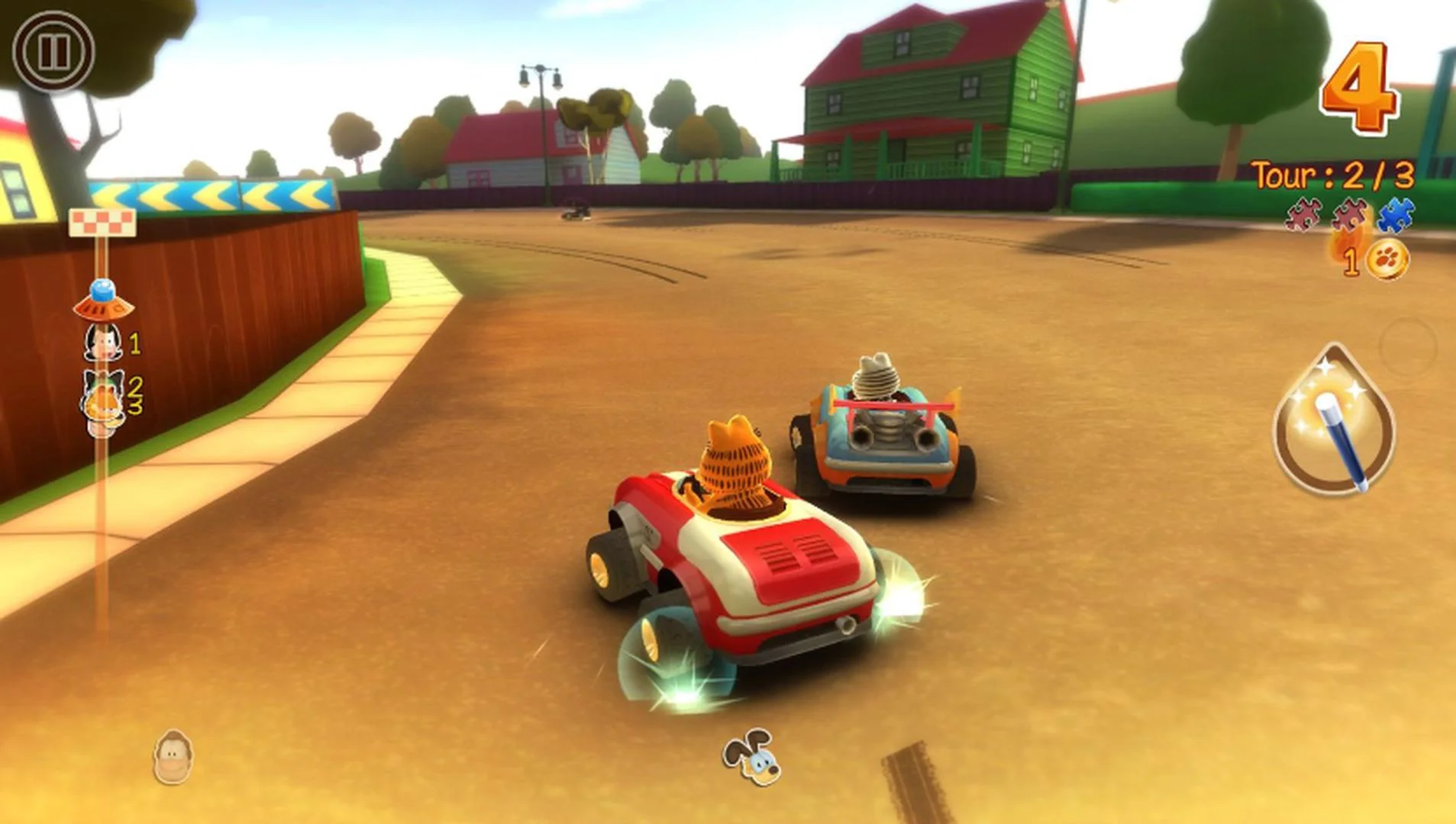 Garfield Kart screenshot 2