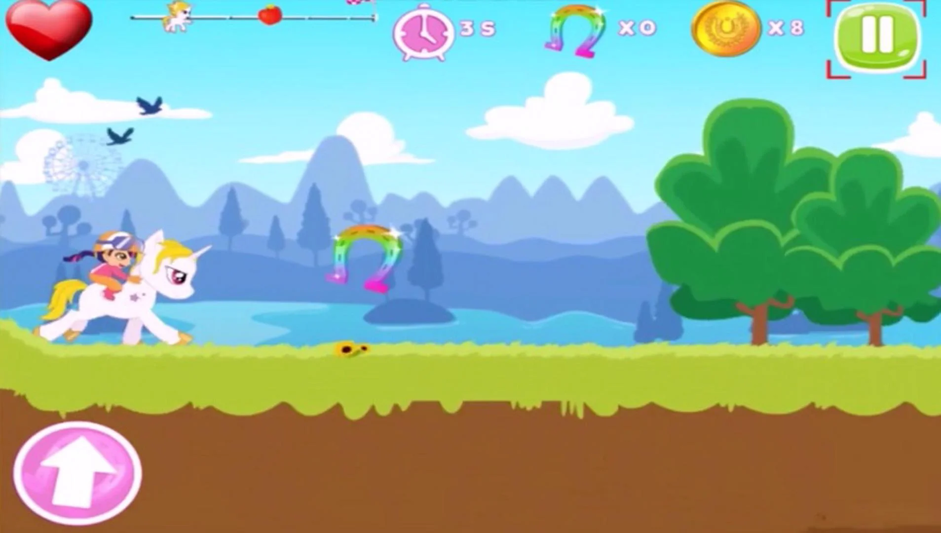Pony Ride With Obstacles screenshot 2