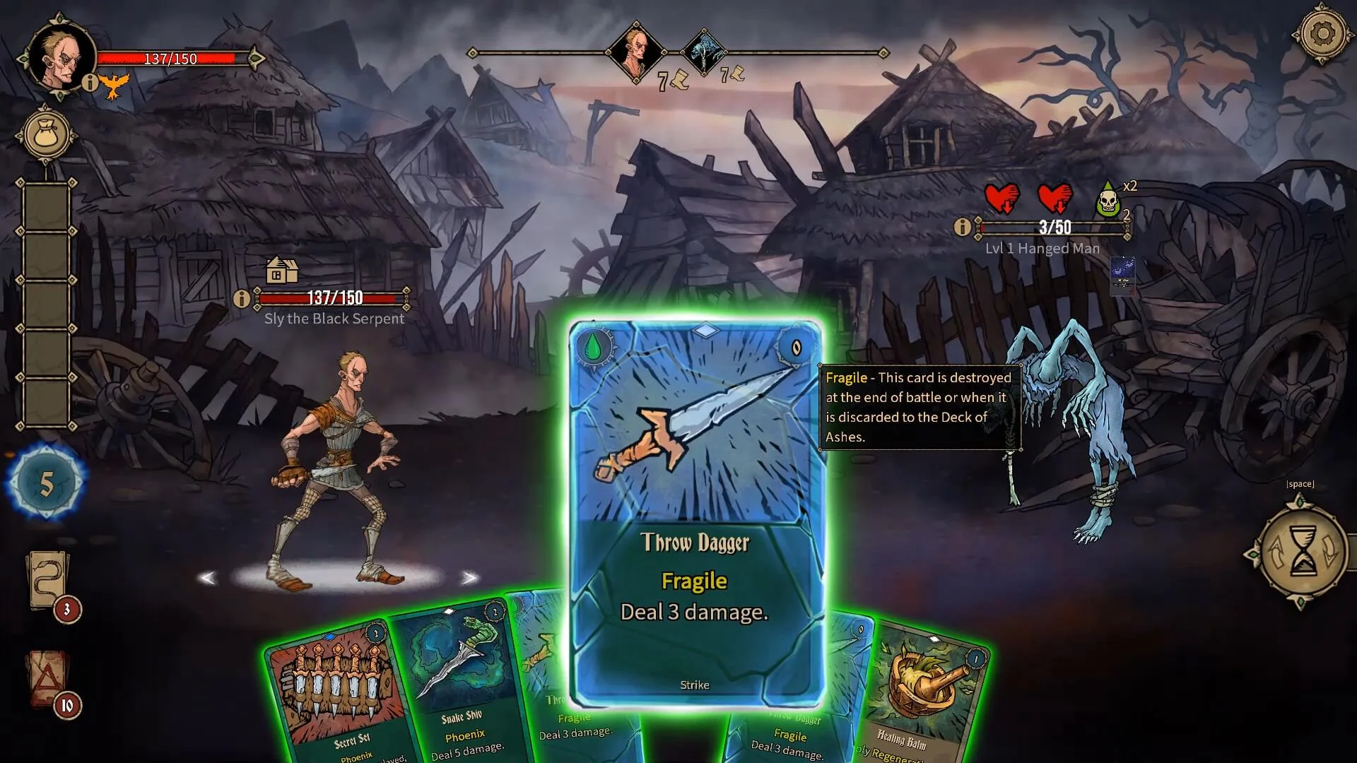 Deck of Ashes screenshot 1