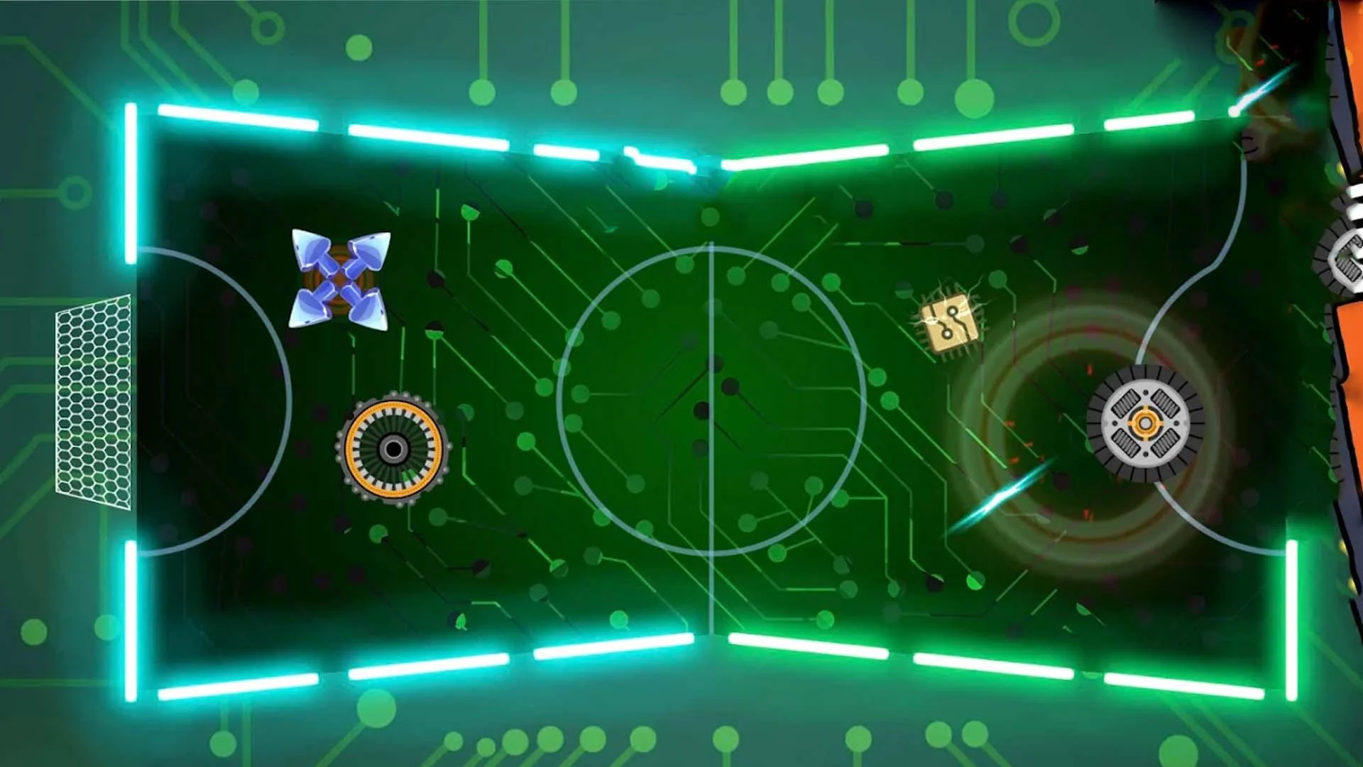 Air Hockey Glow screenshot 2