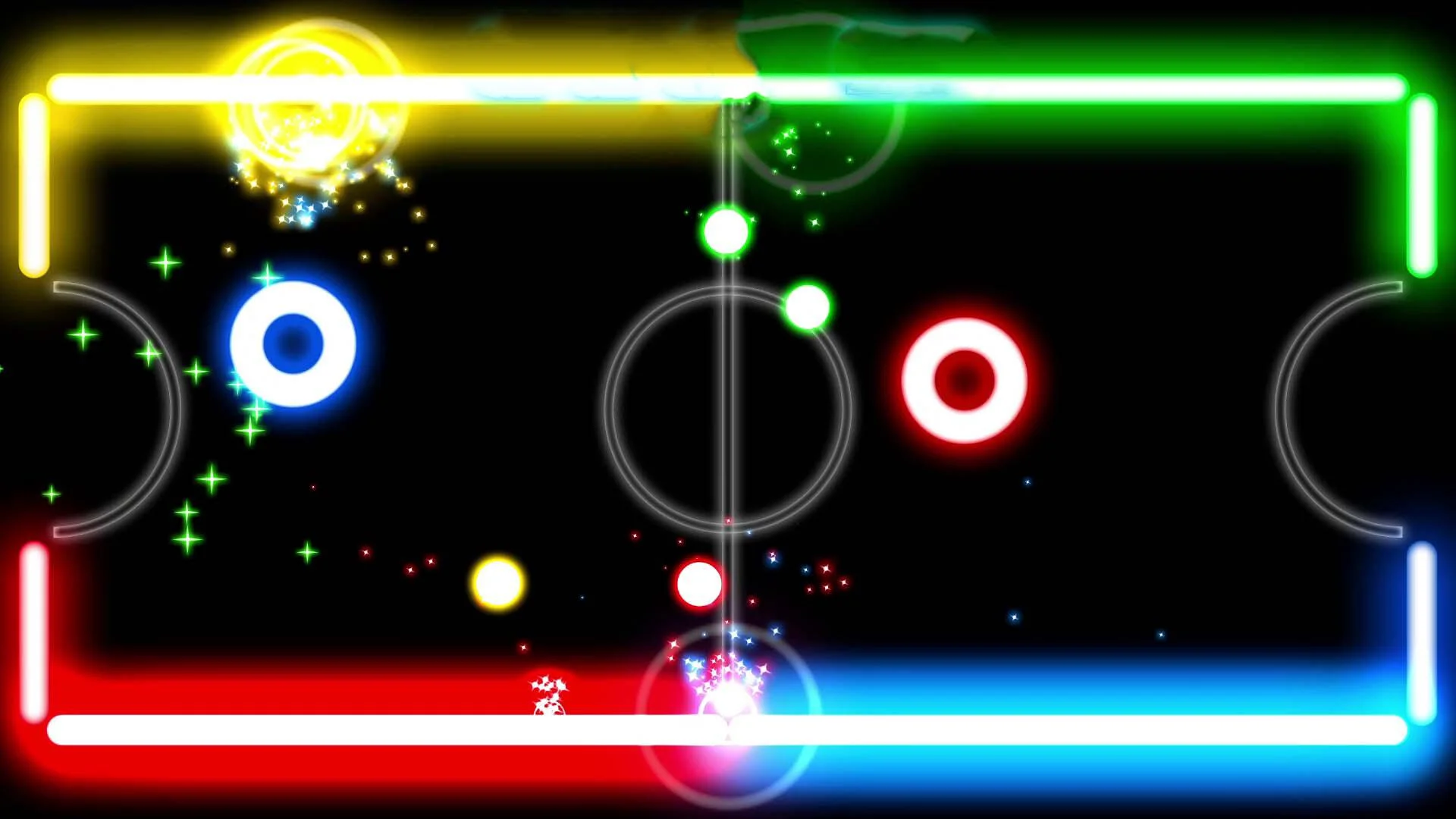 Air Hockey Glow screenshot 3